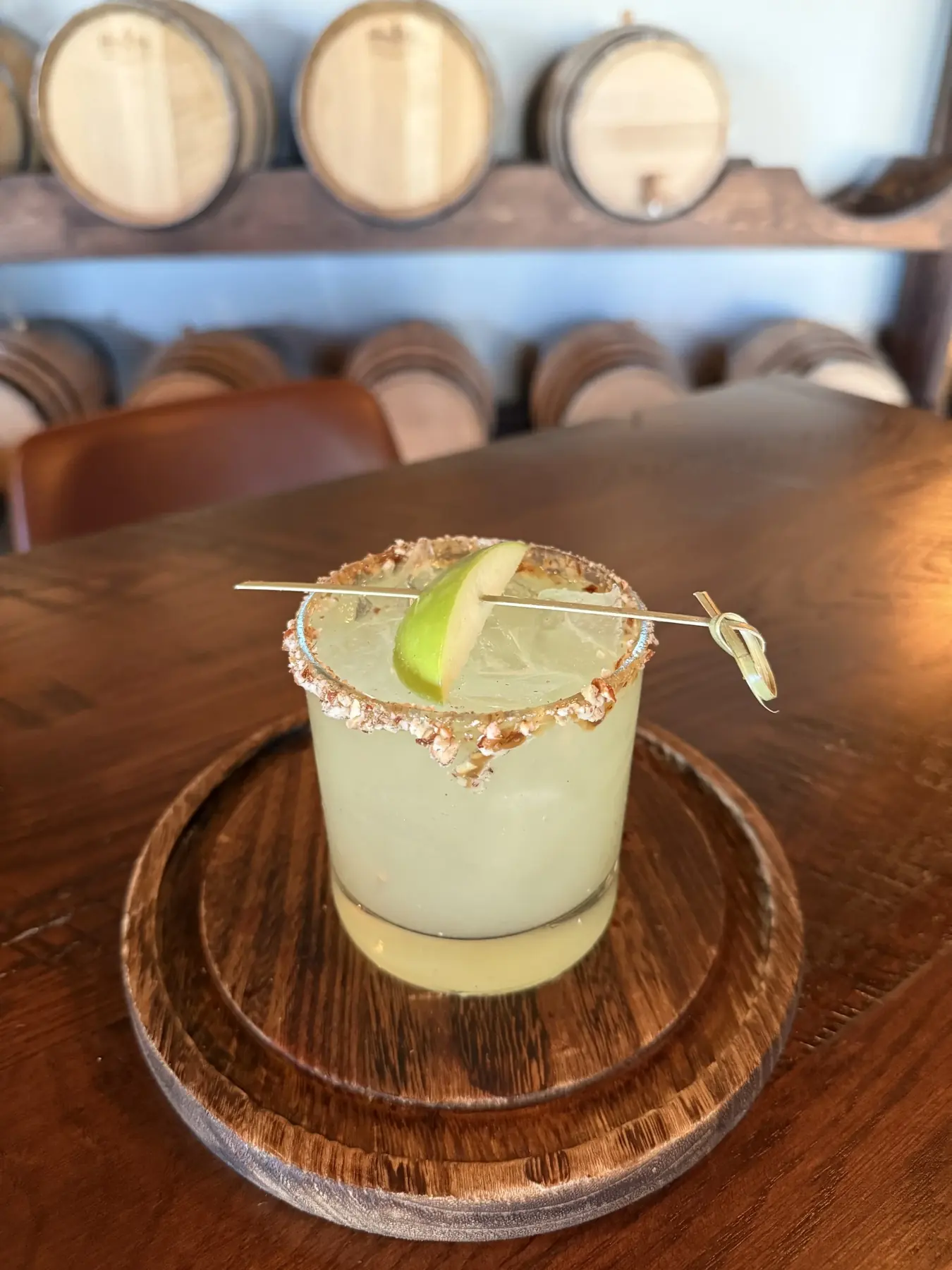 A cocktail from the Valor Peak bar