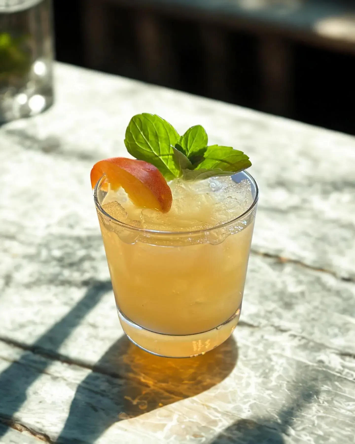 A cocktail from the Valor Peak bar