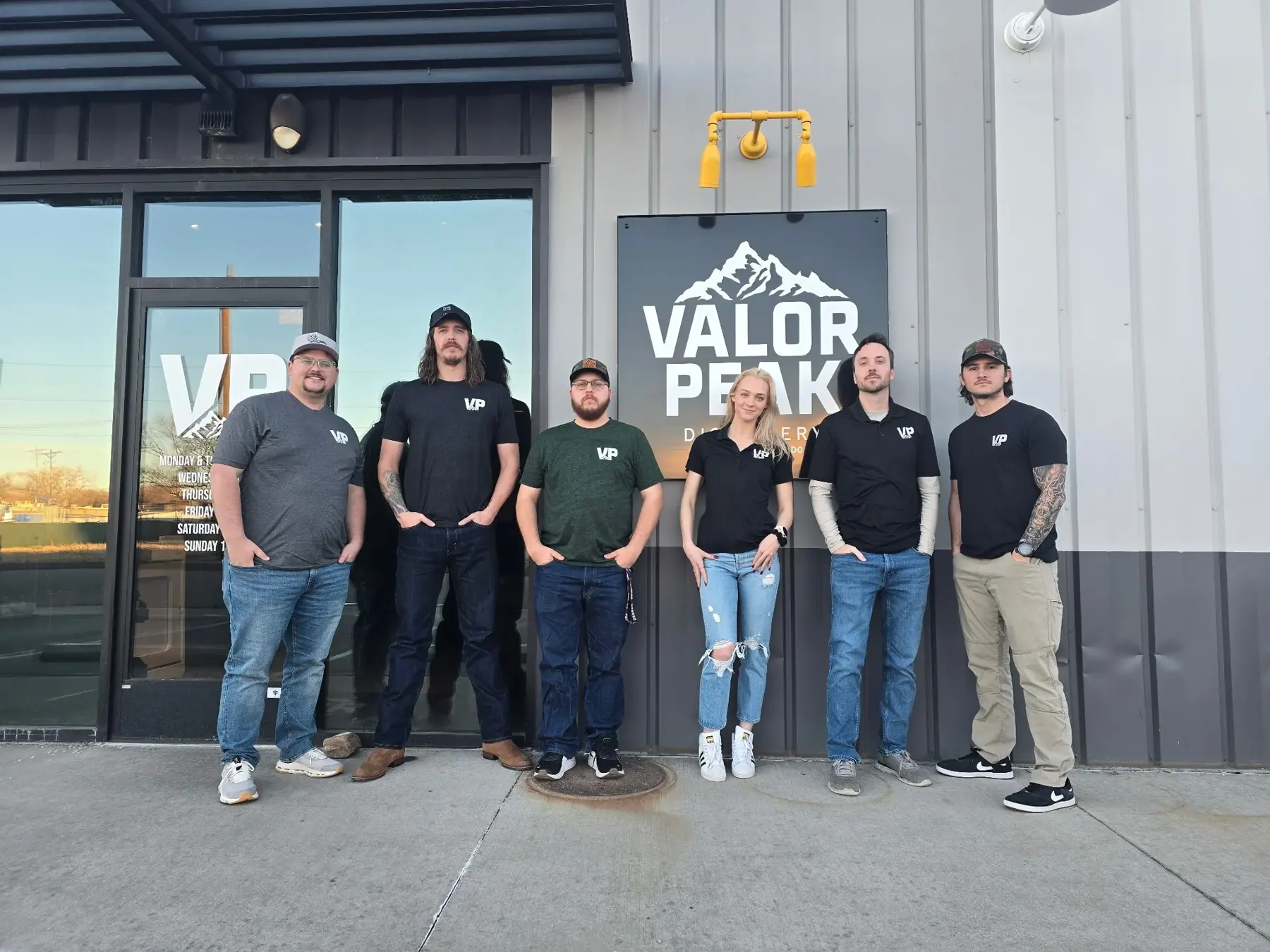 The Valor Peak crew together in Longmont, Longmont, Colorado